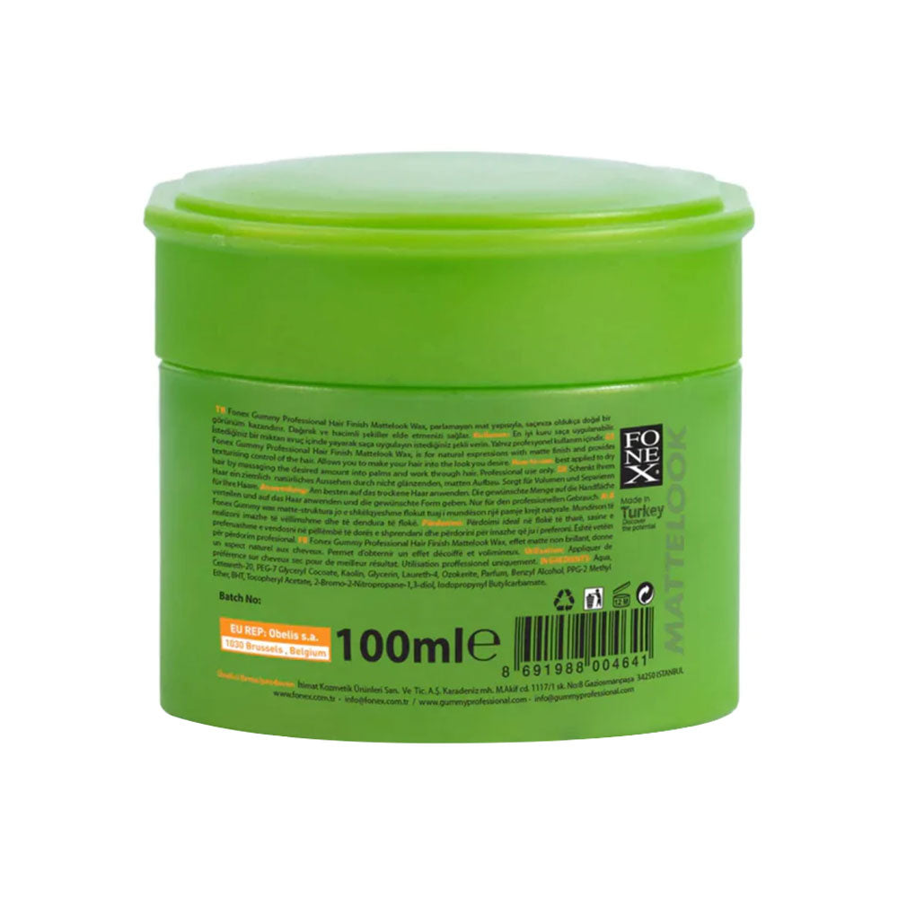 Fonex Gummy Matte Look Hair Wax 100ml Hair Wax Fonex