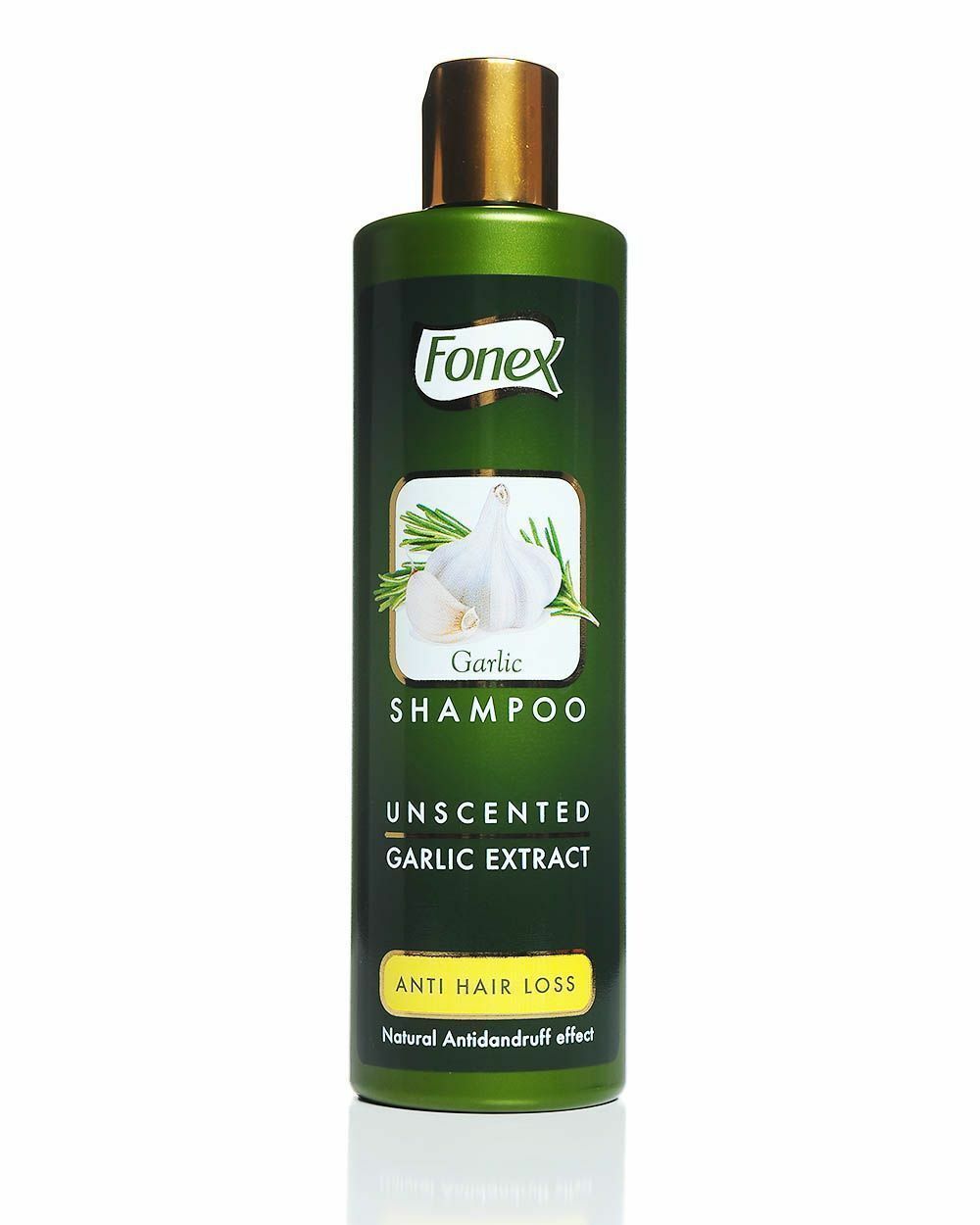 Fonex Garlic Anti-Hair Loss & Anti-Dandruff Shampoo 375ml – For Thinning Hair & Scalp Care Shampoo/Conditioner Fonex