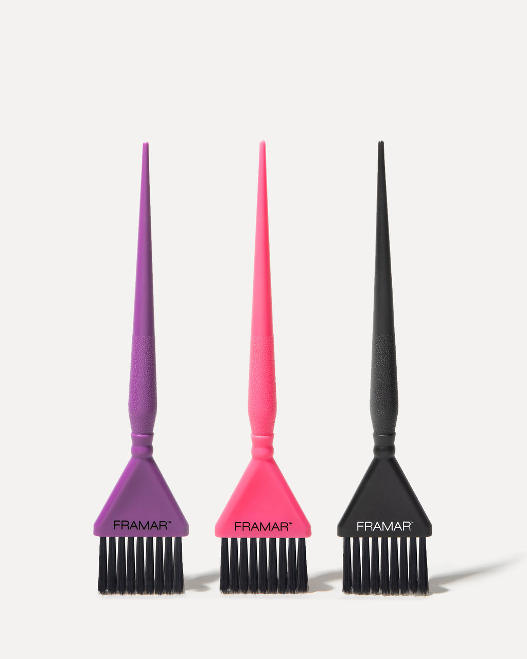 Framar Triple Threat Colour Brush Set - Purple, Pink, Black Colouring Accessories Framar