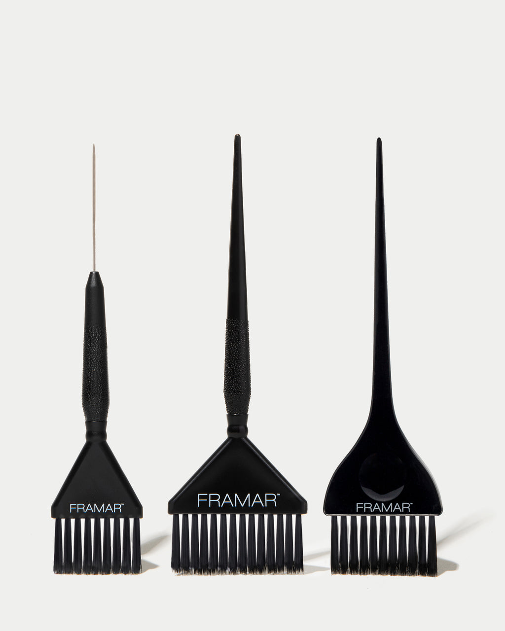 Framar Family Pack Brush Set Black - 3 Pack Colouring Accessories Framar