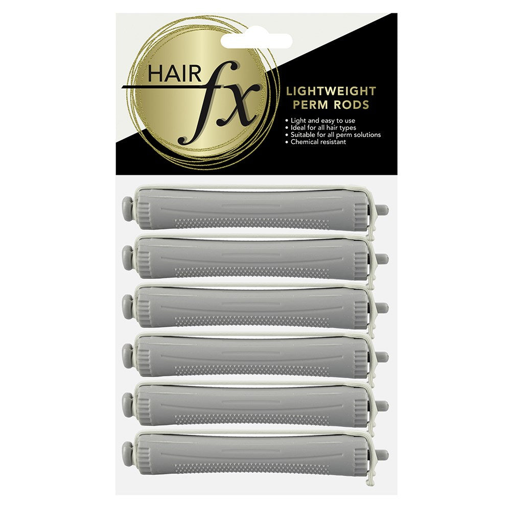 Hair Fx Lightweight Perm Rods 12pc 14mm Grey Perming Hair FX
