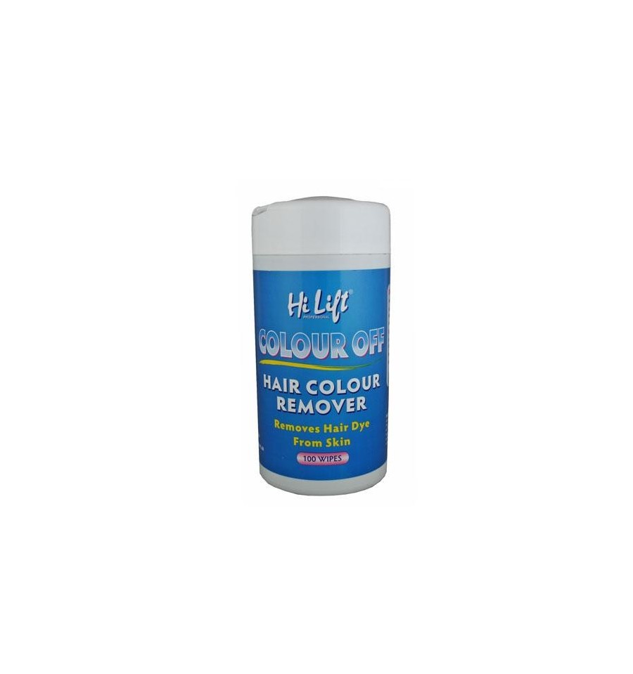 Hi-Lift Colour Off Wipes Tub 100pk Colour Removers - Enhancers Hi Lift