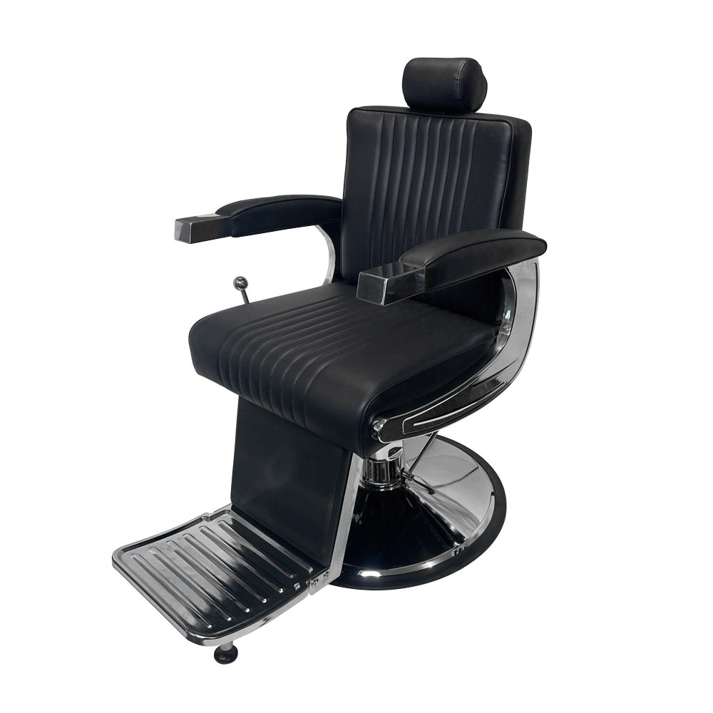 Karma Mt Isa Barber Chair Chrome & Black 04080102 Barber Chair Karma