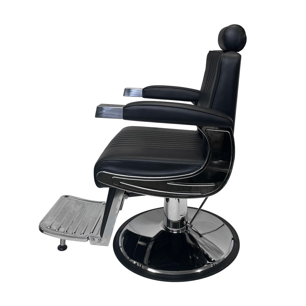 Karma Mt Isa Barber Chair Chrome & Black 04080102 Barber Chair Karma