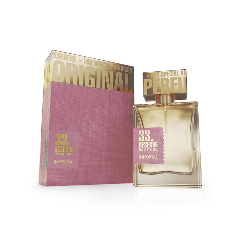 Immortal NYC 33 Reserve Eau De Perfume 50ml Packaging