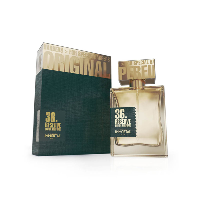Immortal NYC 36 Reserve Eau De Perfume 50ml Packaging
