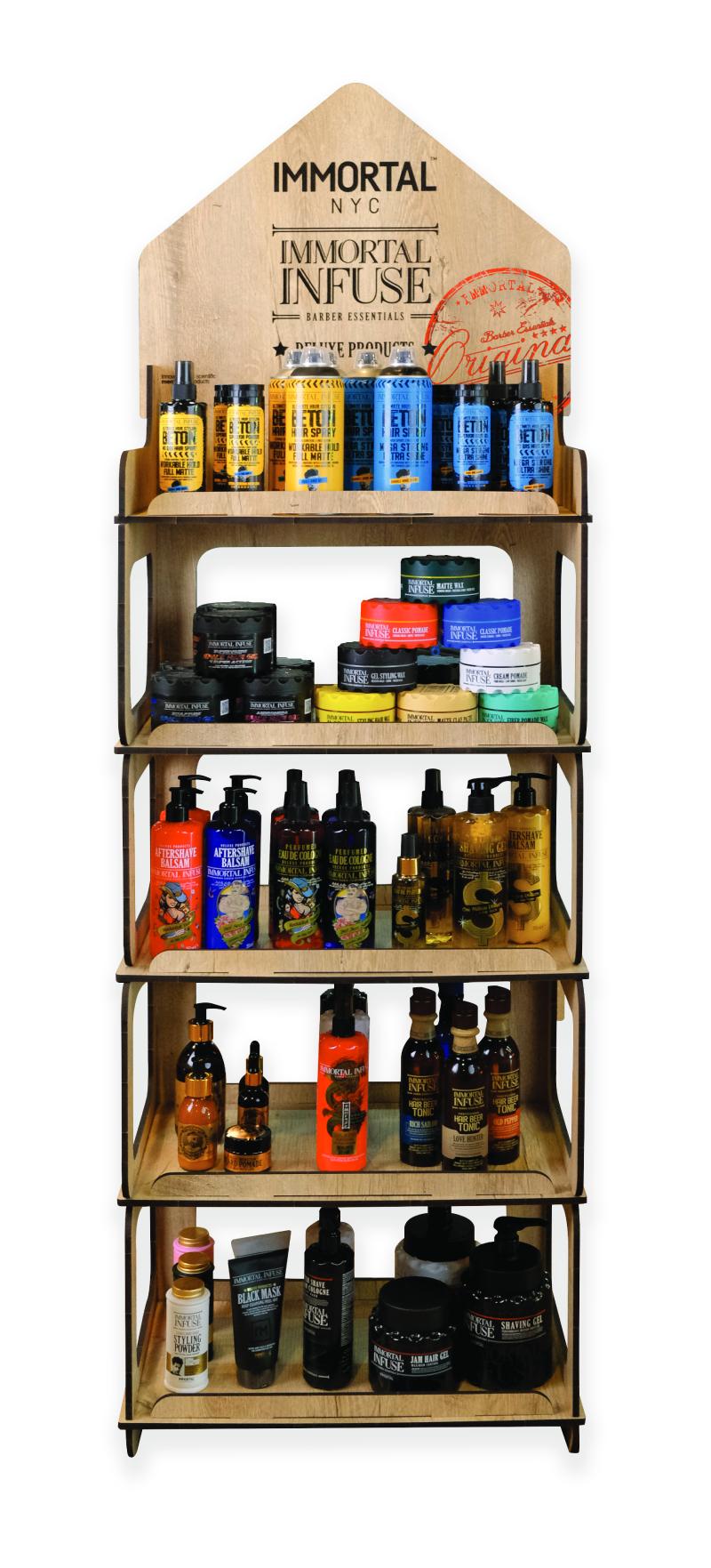 Immortal Infuse Products Floor Stand Product Displays Immortal