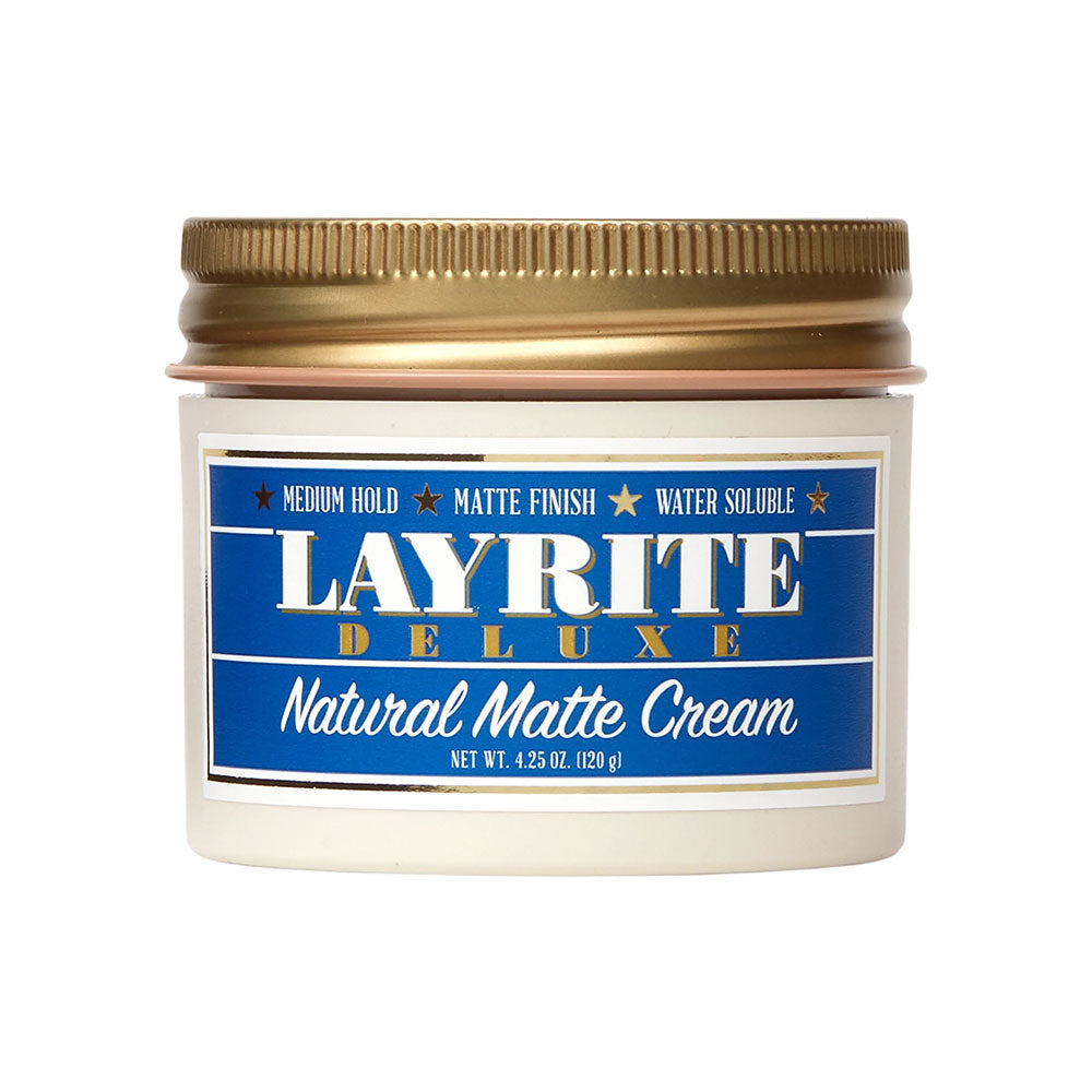 Layrite Natural Matte Cream Pomade 120g Hair Styling Product Layrite