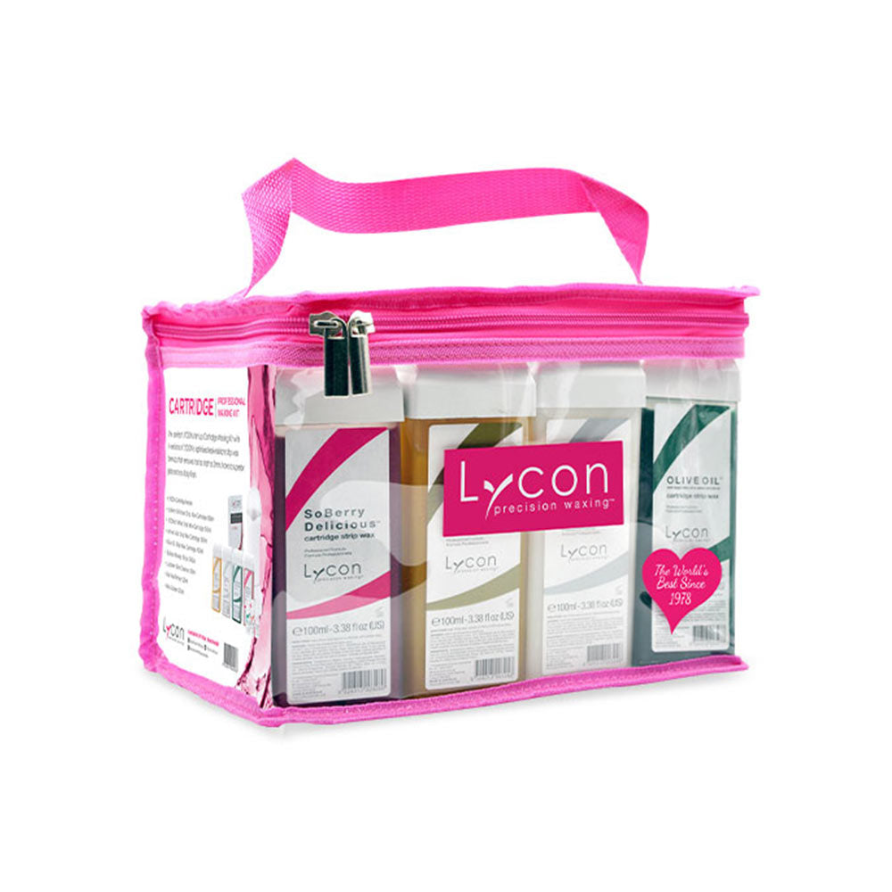 Lycon Roll on Cartridge Waxing Kit with bag - PROFESSIONAL Kit Waxing Lycon