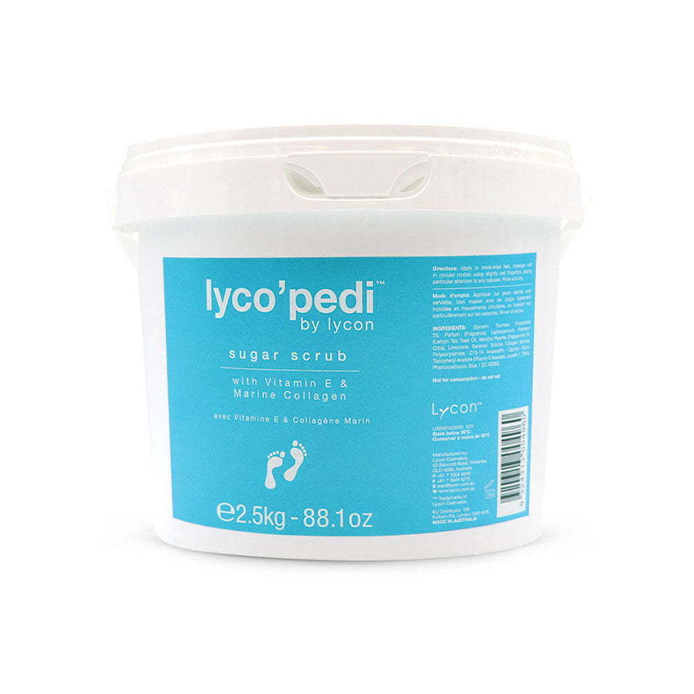 Lycon Lyco-Pedi Sugar Scrub 2.5kg Waxing Lycon