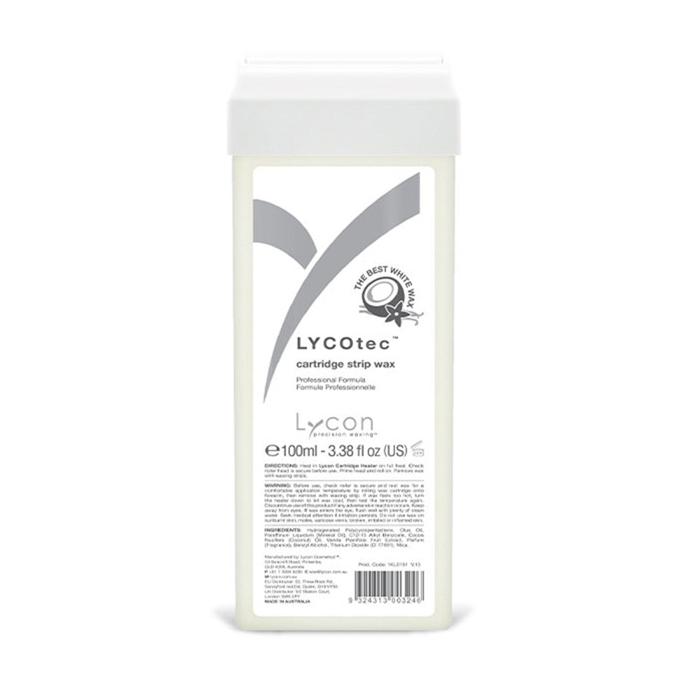Lycon LycoTec White Strip Wax Cartridge 100ml Waxing Lycon