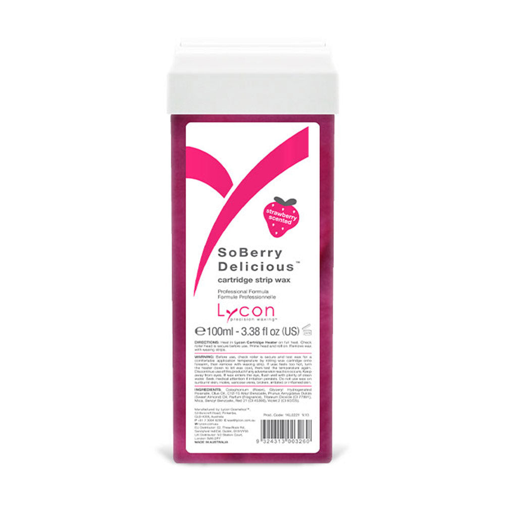 Lycon SoBerry Strip Wax Cartridge 100ml Waxing Lycon