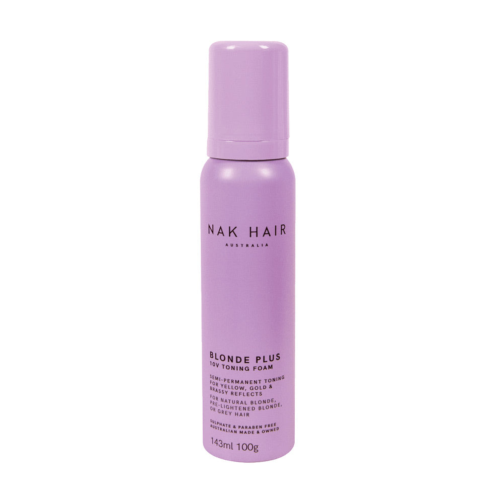 NAK Blonde Plus 10V Toning Foam 100g Hair Colours - Permanent NAK