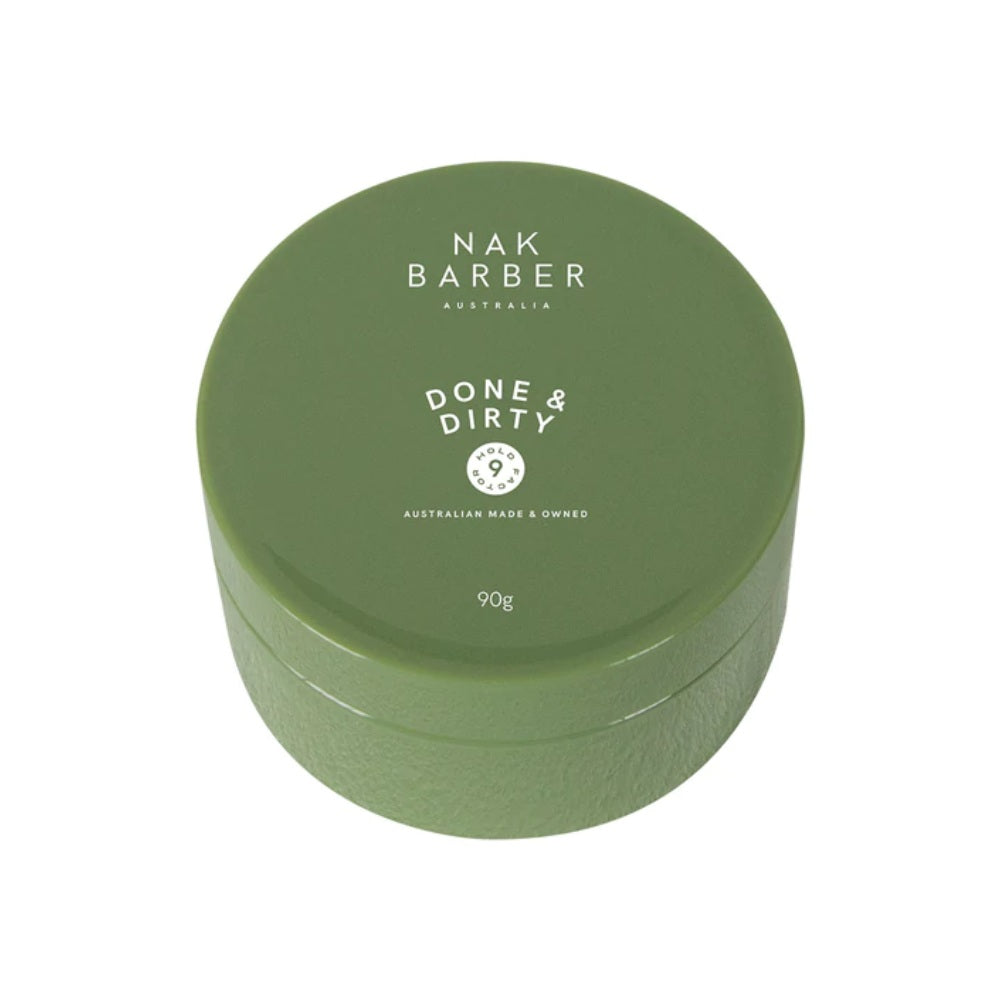 NAK Done and Dirty 90g – Extreme Hold Rugged Texture Hair Wax NAK