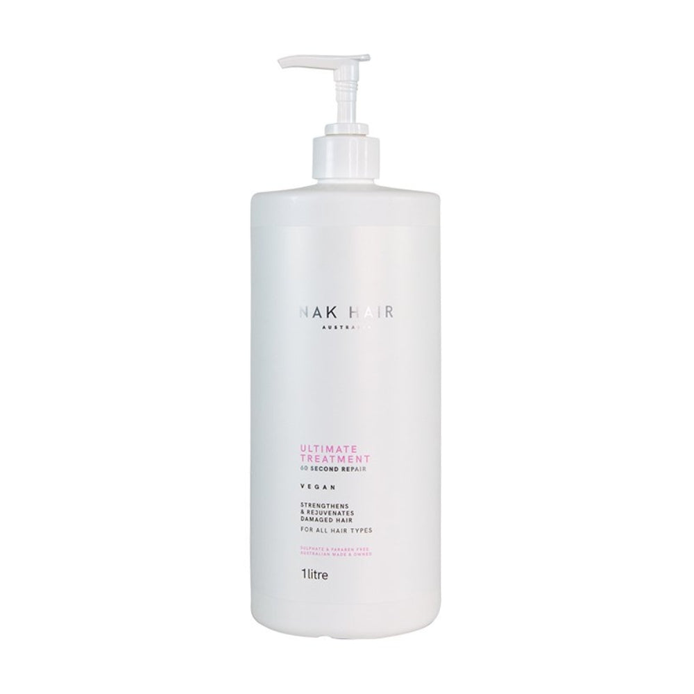 NAK Ultimate Treatment 60 Second Repair 1L Hair Treatment NAK