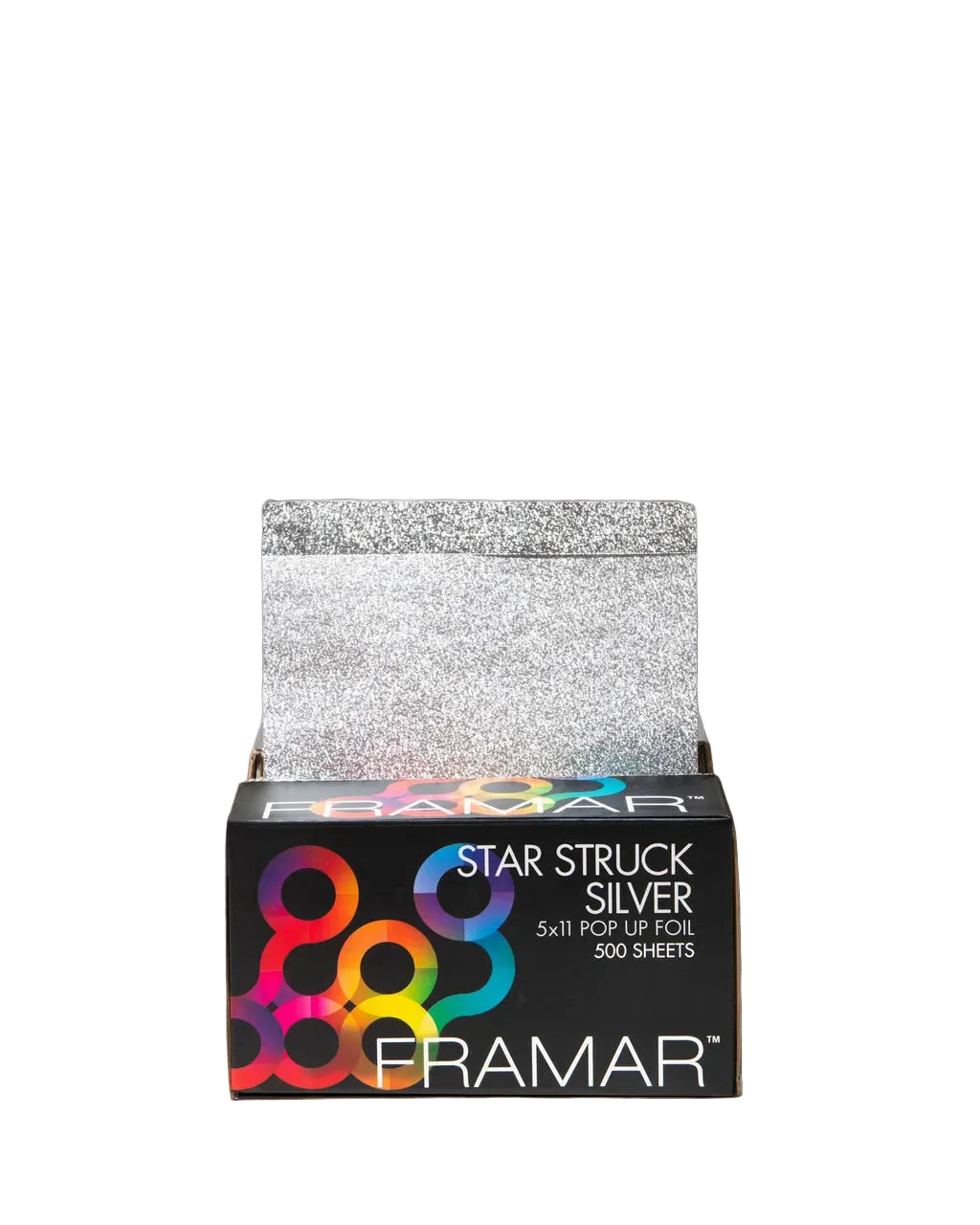 Framar Pop Up Foil Star Struck Silver 5x11 500 Sheets Foil Framar