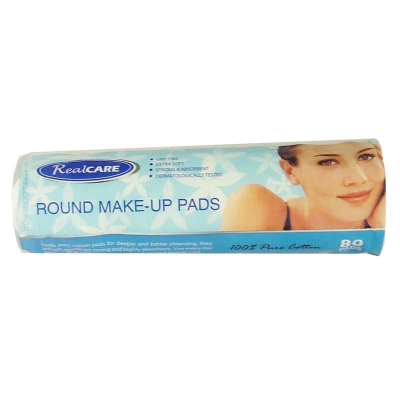 Real Care Round Cotton Pads 80pk Disposables Real Care