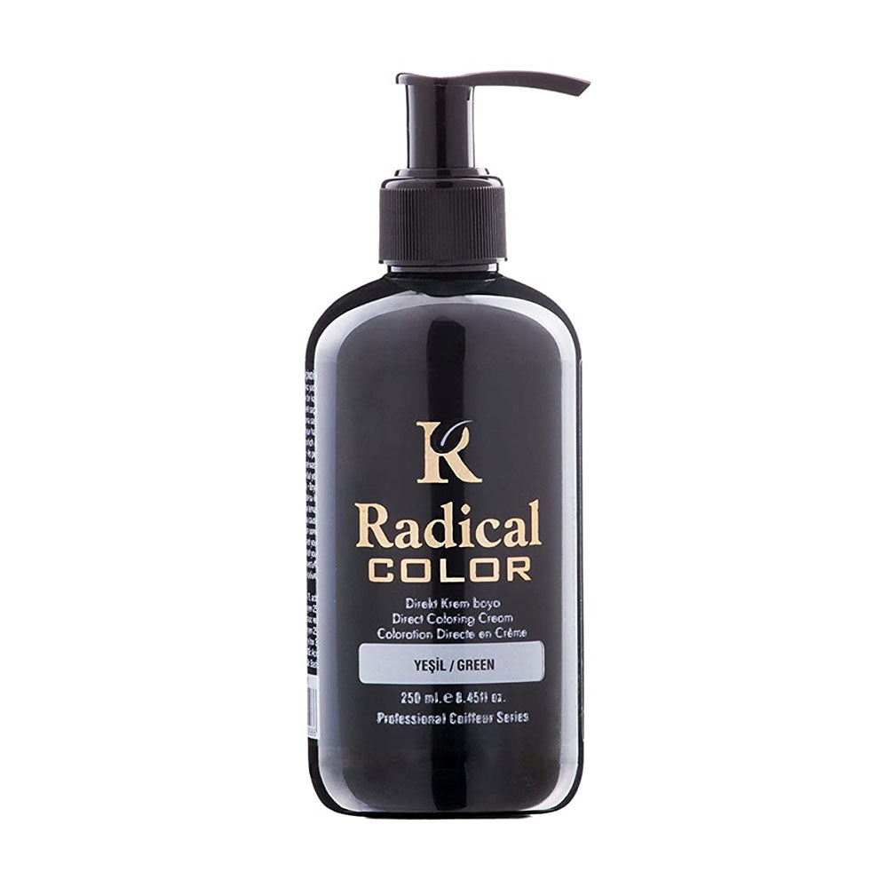 Radical Color Semi Permanent Hair Colour Green 250ml Hair Colours - Semi Permanent Radical