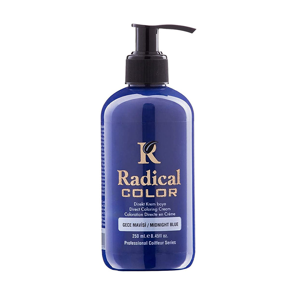 Radical Color Semi Permanent Hair Colour Midnight Blue 250ml Hair Colours - Semi Permanent Radical