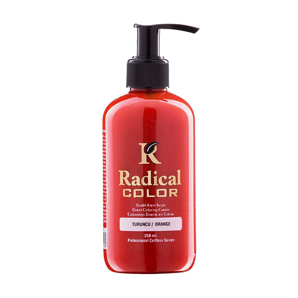 Radical Color Semi Permanent Hair Colour Orange 250ml Hair Colours - Semi Permanent Radical