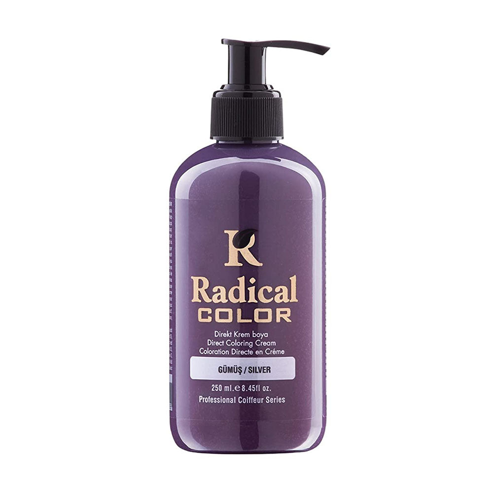 Radical Color Semi Permanent Hair Colour Silver 250ml Hair Colours - Semi Permanent Radical