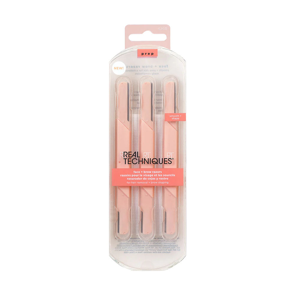 Real Techniques Face & Brow Razors 3pk Makeup Real Techniques