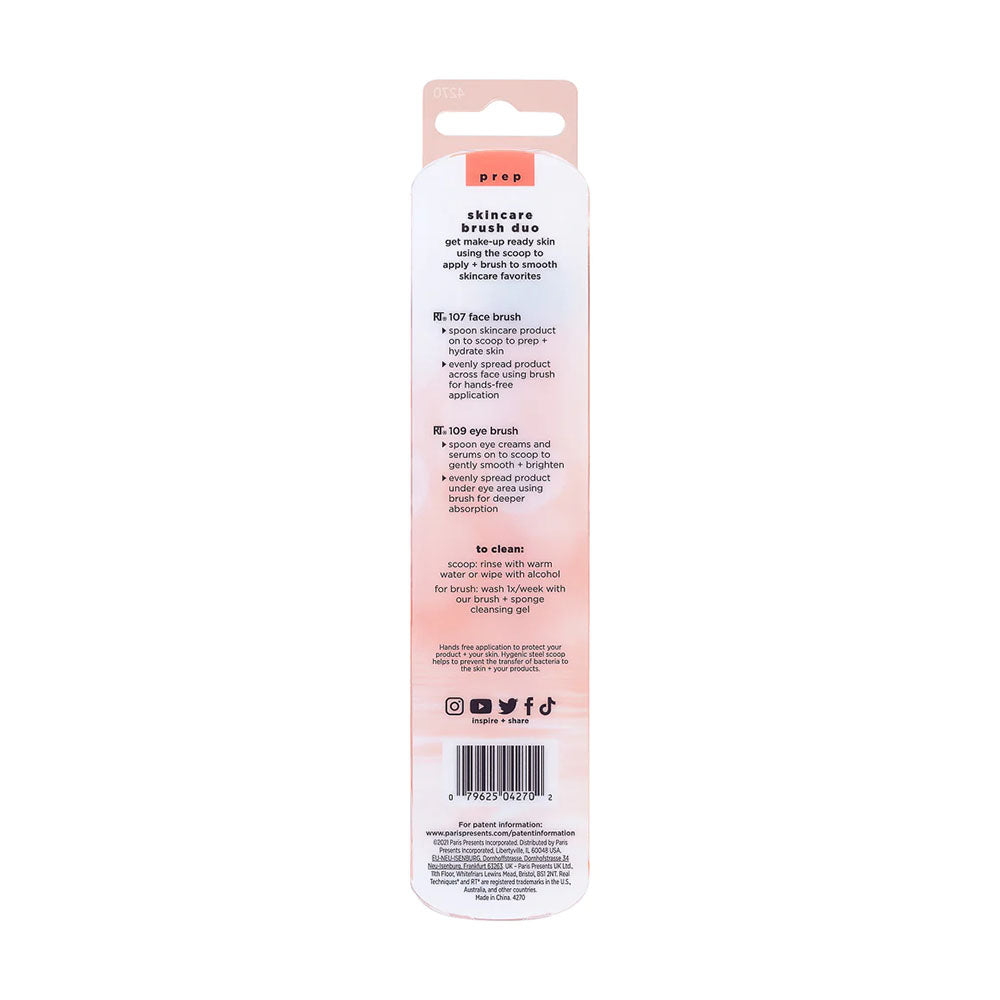 Real Techniques Skincare Brush Duo 107 Makeup Real Techniques