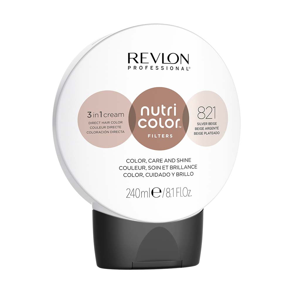 Revlon Nutri Color Filters 821 Silver Beige 240ml Hair Colours - Semi Permanent Revlon