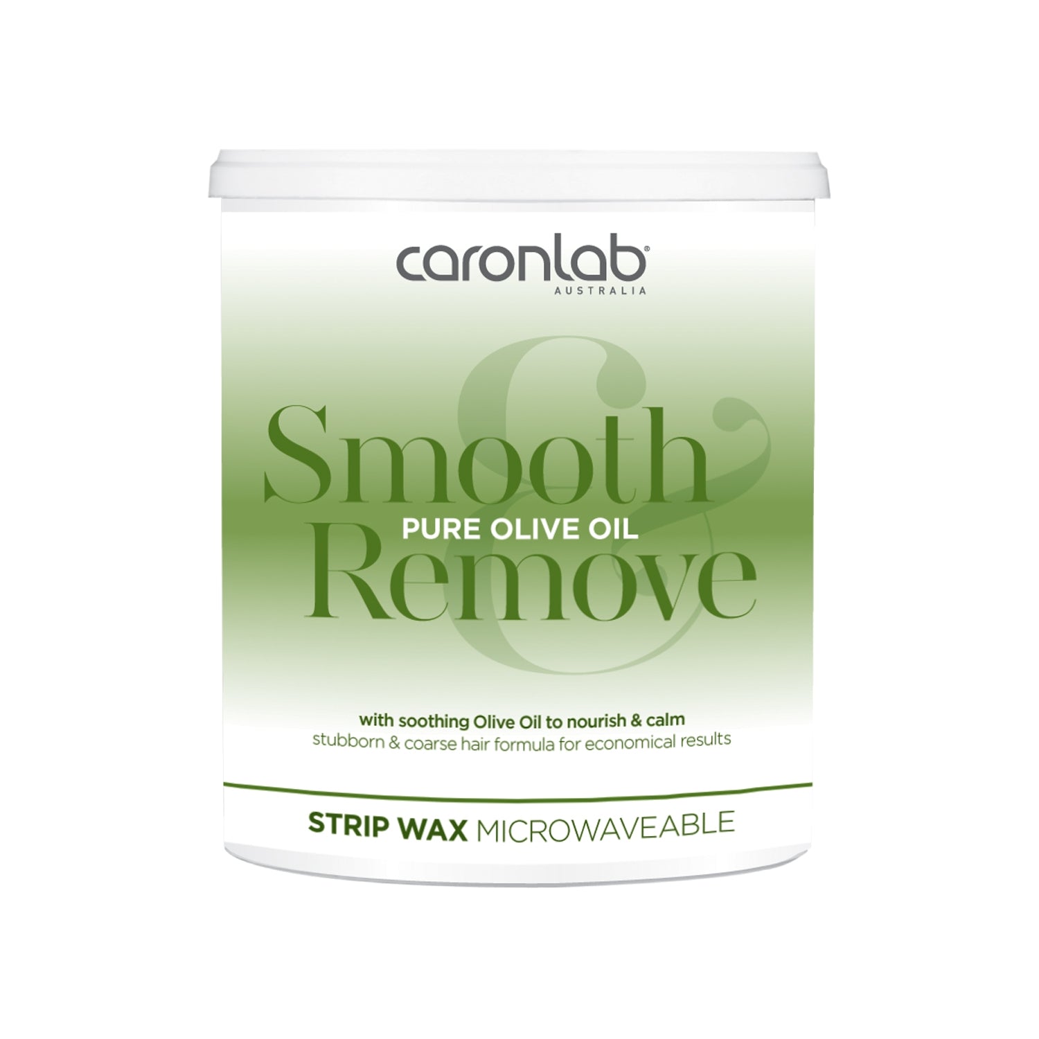 Caronlab Strip Wax Microwave Olive Oil 800g Waxing Caronlab