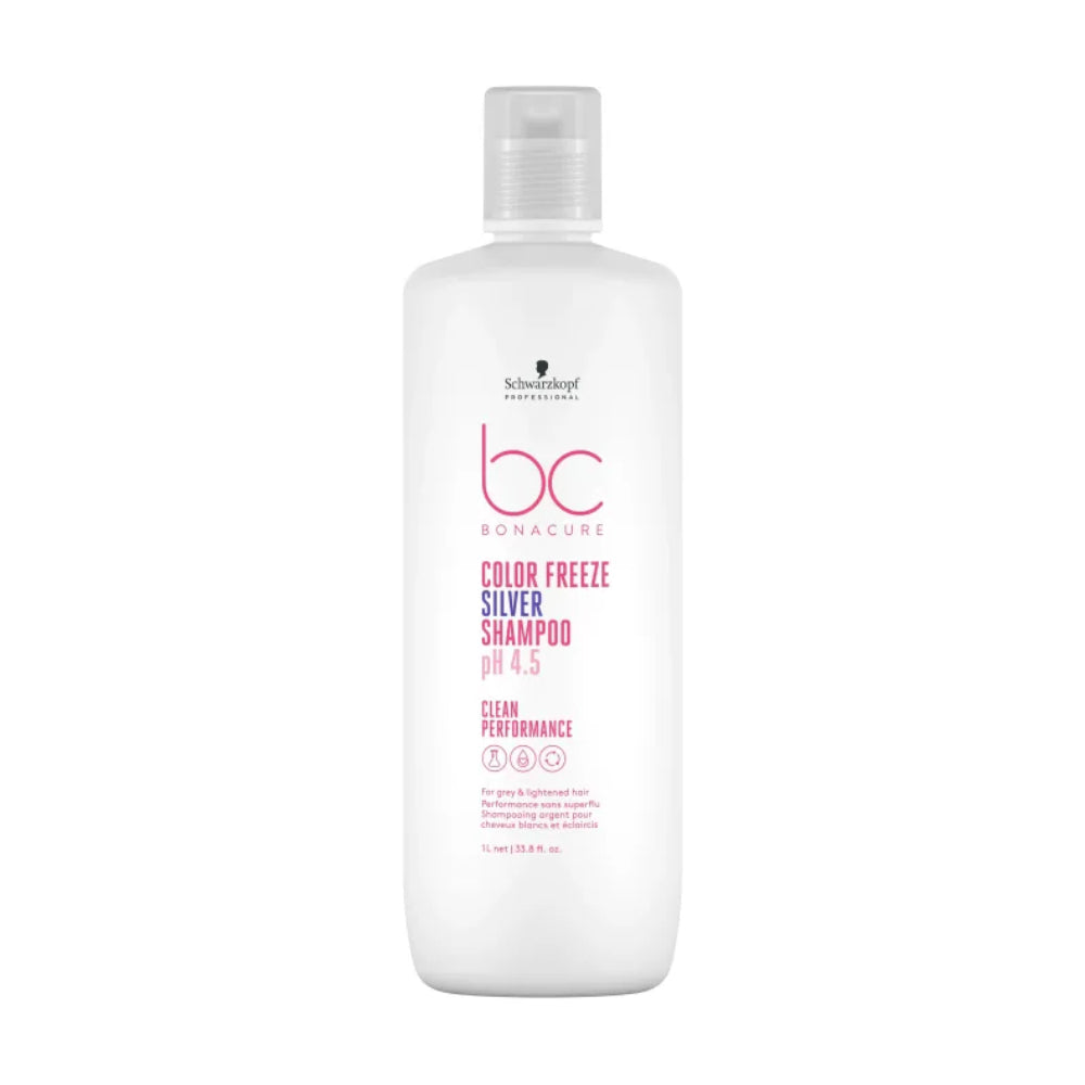 Schwarzkopf Bc Bonacure Clean Performance Ph 4.5 Color Freeze Silver Shampoo 1L Shampoo/Conditioner Schwarzkopf