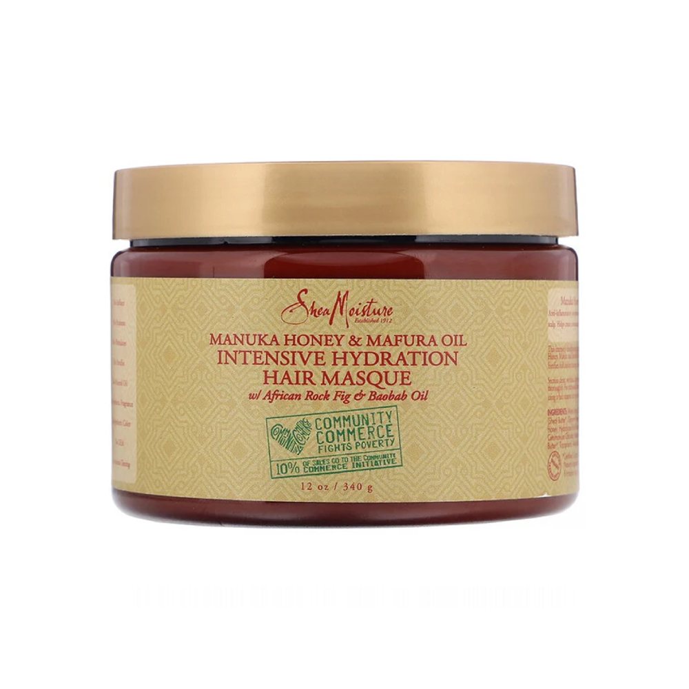 Shea Moisture Manuka Honey and Mafura Oil Intensive Hydration Hair Mask 340g Hair Treatment Shea Moisture