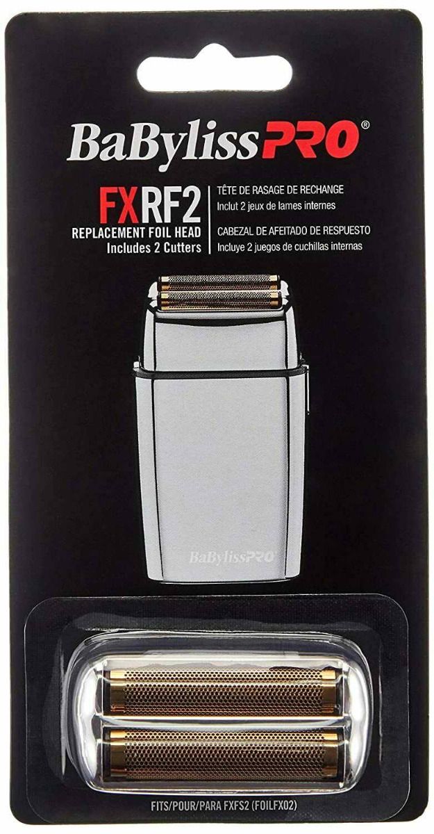 BaByliss PRO Silver FoilFX Shaver Replacement Foil Head with Cutter FXRF2 Foil Shaver Accessories BaBylissPRO