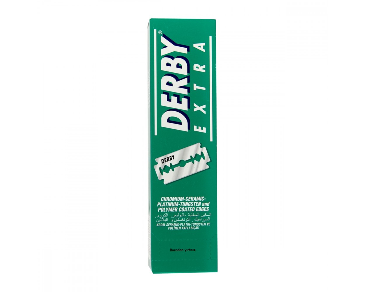 Derby Extra Double Edge Safety Razor Blades Tower - 100 Blades Razor Blades Derby