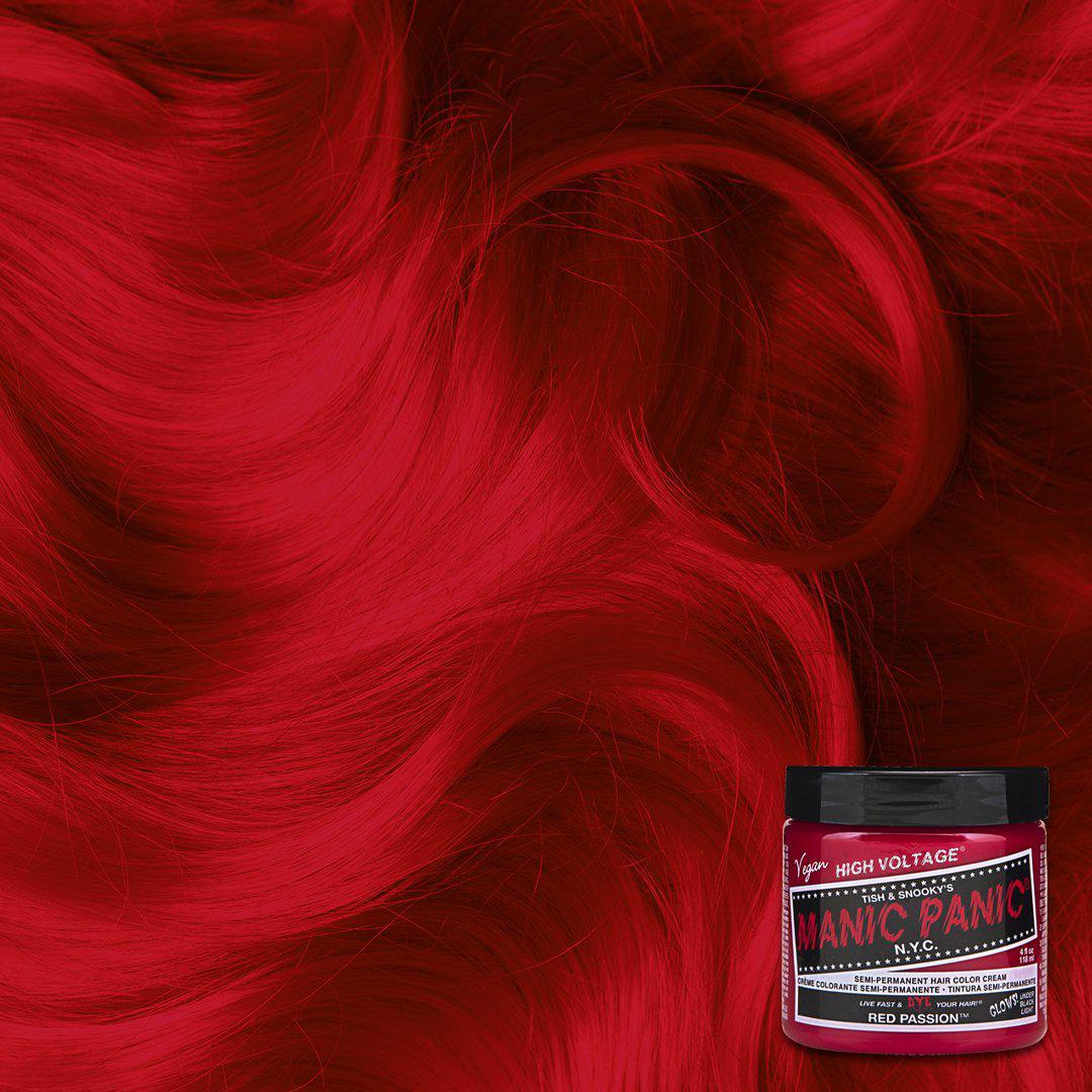 Manic Panic Red Passion Classic Cream 118ml Hair Colours - Semi Permanent Manic Panic