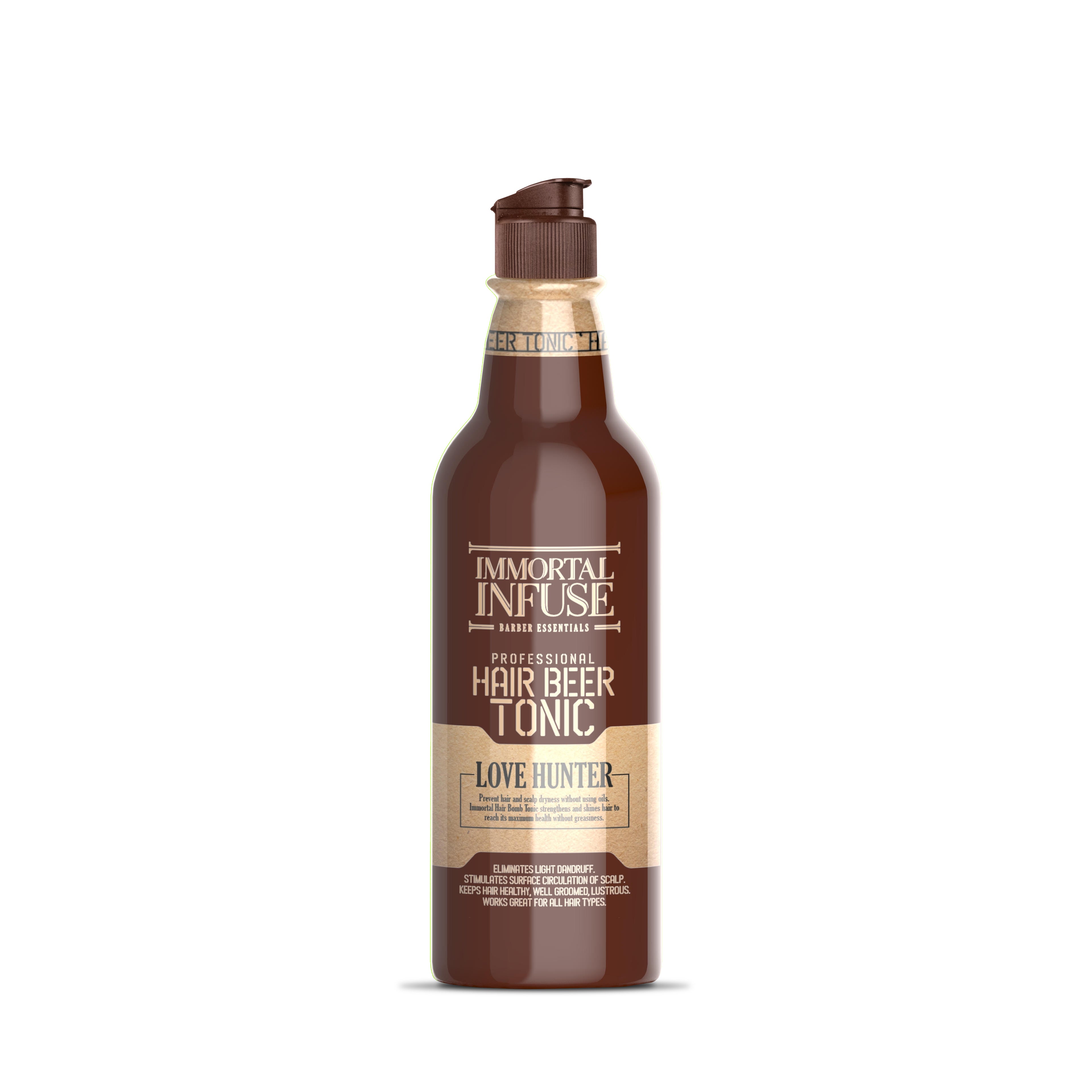 Immortal Infuse Hair Beer Tonic Love Hunter 300ml Scalp Treatments Immortal