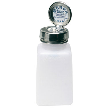 Hawley 6oz Menda Stainless Steel Liquid Dispenser #4025F Nail Solutions Hawley