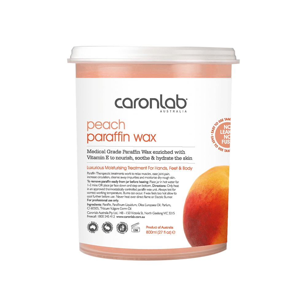 Caronlab Paraffin Wax Peach 800ml Waxing Caronlab