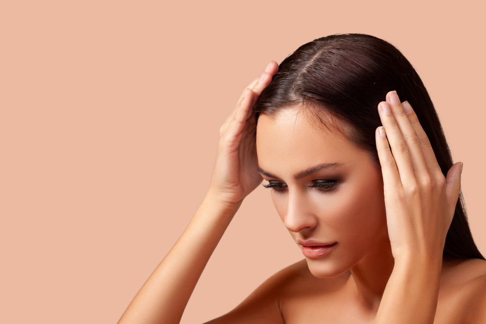 Brunette_Woman_WithHair_Loss_Problems_Hair_Care