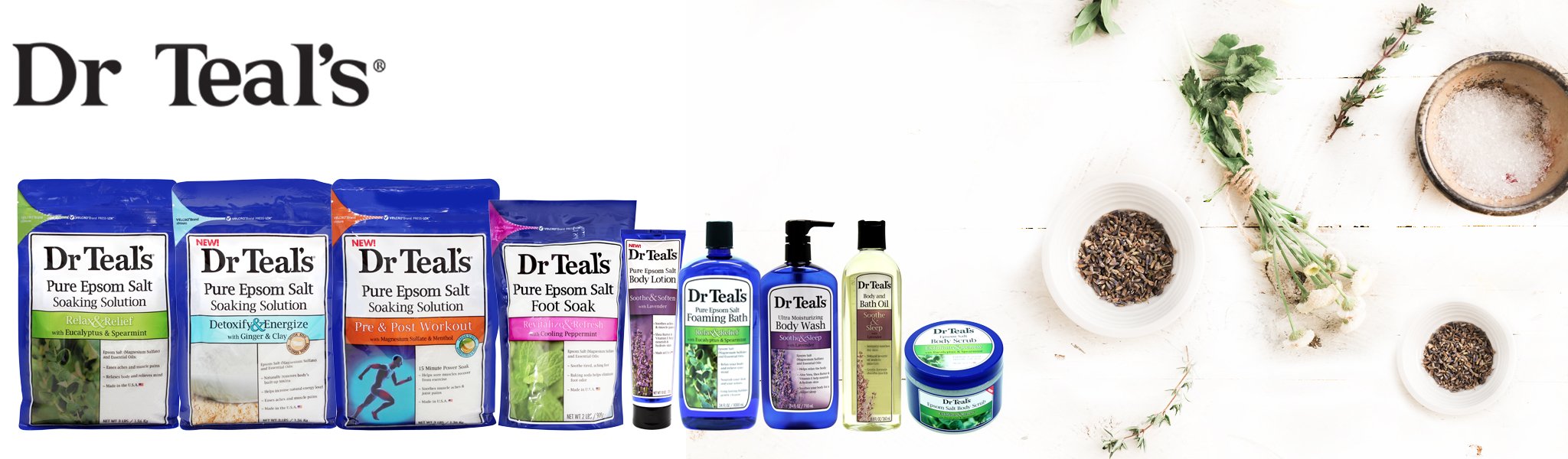 Dr Teal's epsom salts