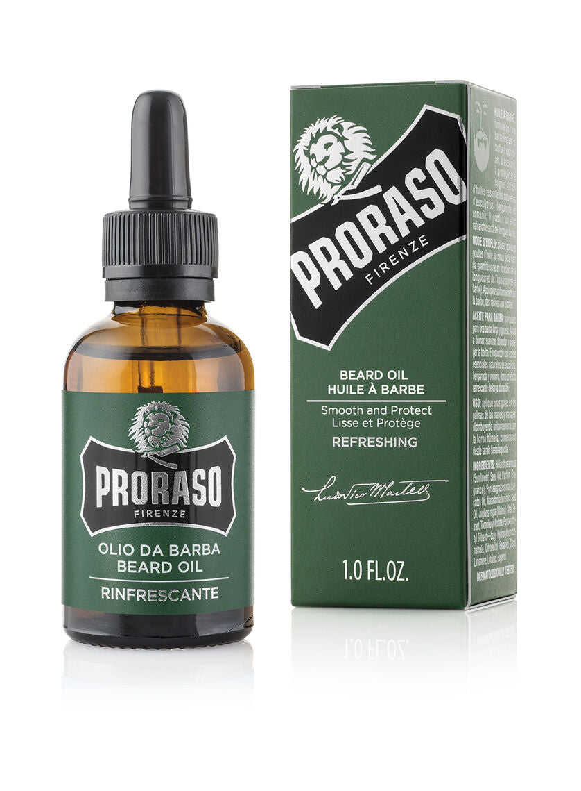 Proraso Beard Oil Refreshing 30ml Beard - Moustache Care Proraso