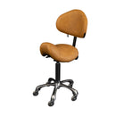 Karma Cradle Mountain Salon Stool with Back Tan No.05 07070501 Salon Stools Karma