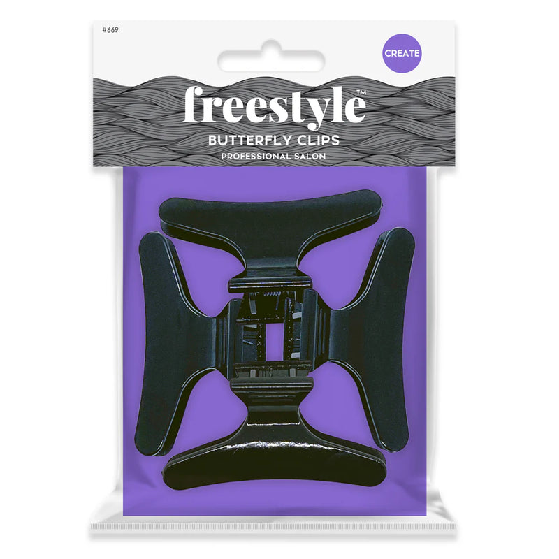 Freestyle Butterfly Clips 4pc