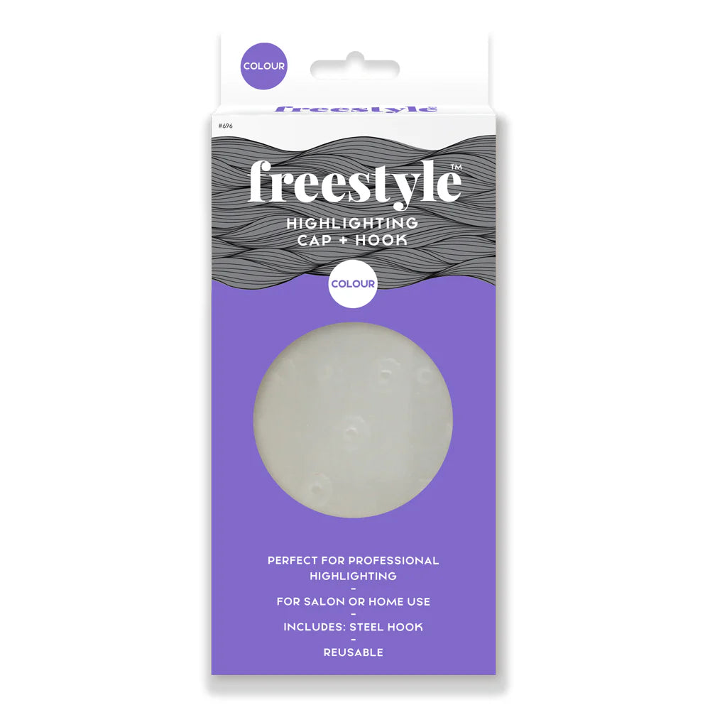 Freestyle Highlighting Cap With Hook Hair Brush Freestyle