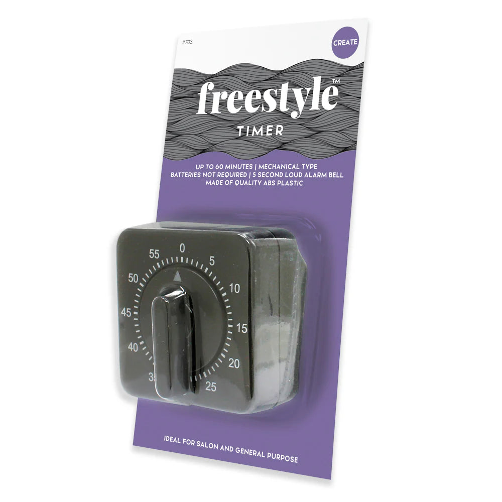 Freestyle Salon Timer Hair Clips- Ties - Accessories Freestyle