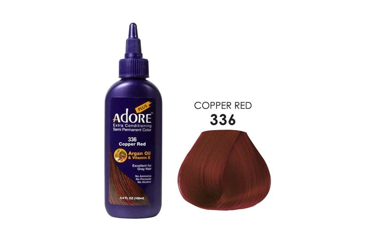 Adore Plus Semi Permanent Hair Colour No. 364 Light Red Brown100ml