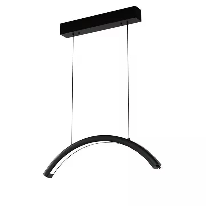 Karma LED 28" Ceiling Mounted Lamp Black 010901 Ring Lights - Moon Lights Karma