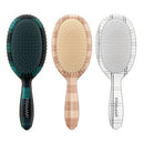 Framar Plaid Hair Day Detangle Brush Display 9PC Hair Brush Framar