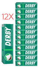 Derby Shaving Cream 12 Pack Bundle - Professional Turkish Shaving Cream Tube 100g - Natural Scent Shaving Product Derby