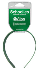 Schoolies SC505 Alice Head Band Groovy Green Retail Schoolies