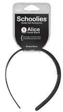 Schoolies SC508 Alice Head Band Wicked Black Retail Schoolies